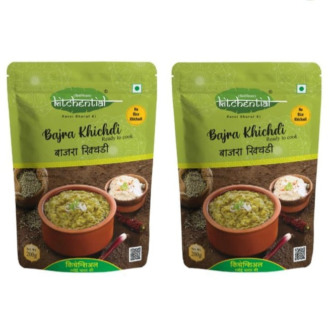 Kitchential Bajra Khichdi  Ready To Cook  Healthy Meal (Pack of 2-400 gm)