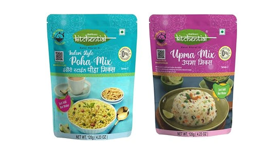 Indori Style Poha Upma Mix Combo