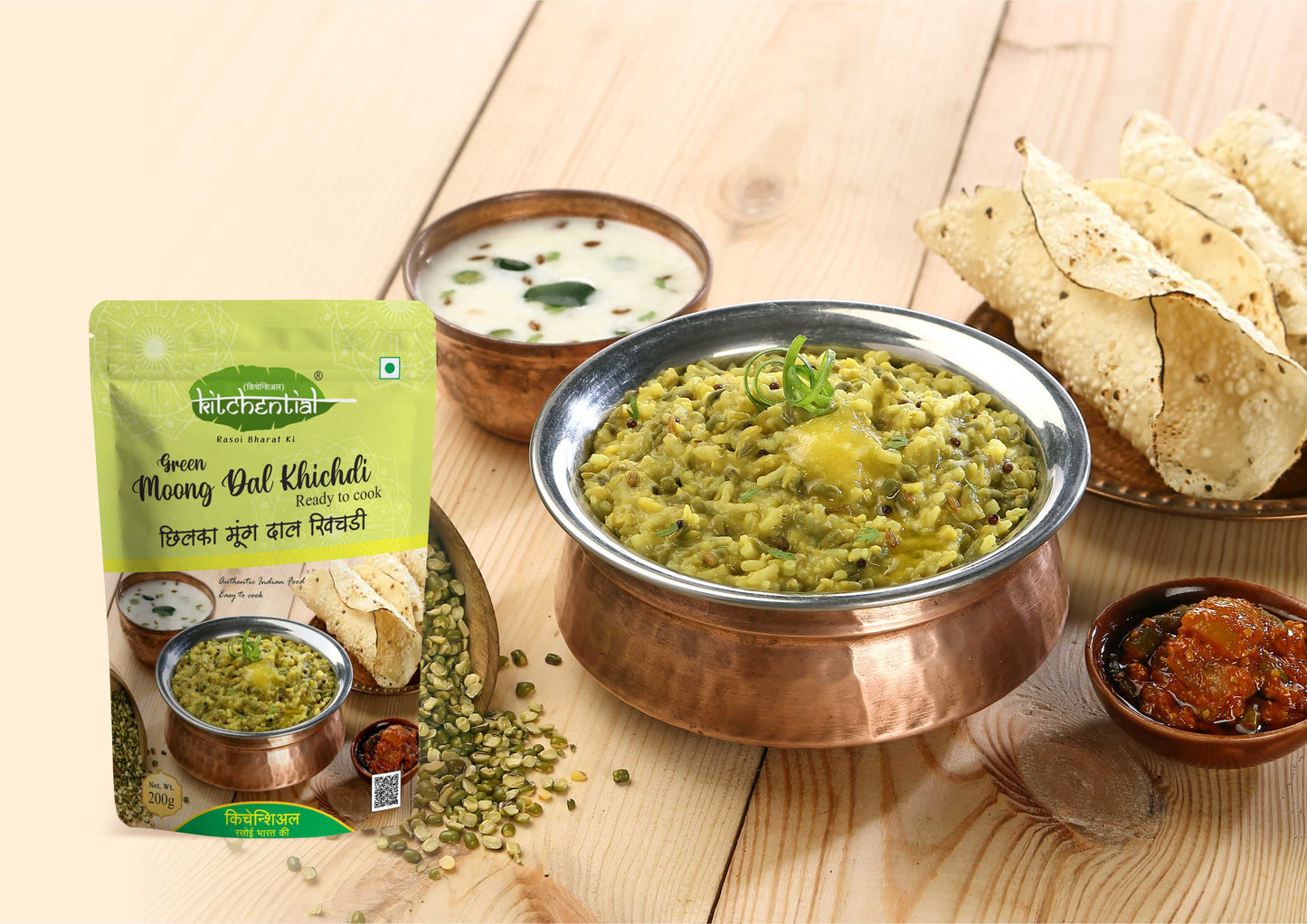 Green Moong Dal Khichdi – Instant Mix (200gm)