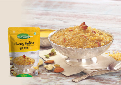 Moong Halwa with Sugar – Instant Mix (200gm)